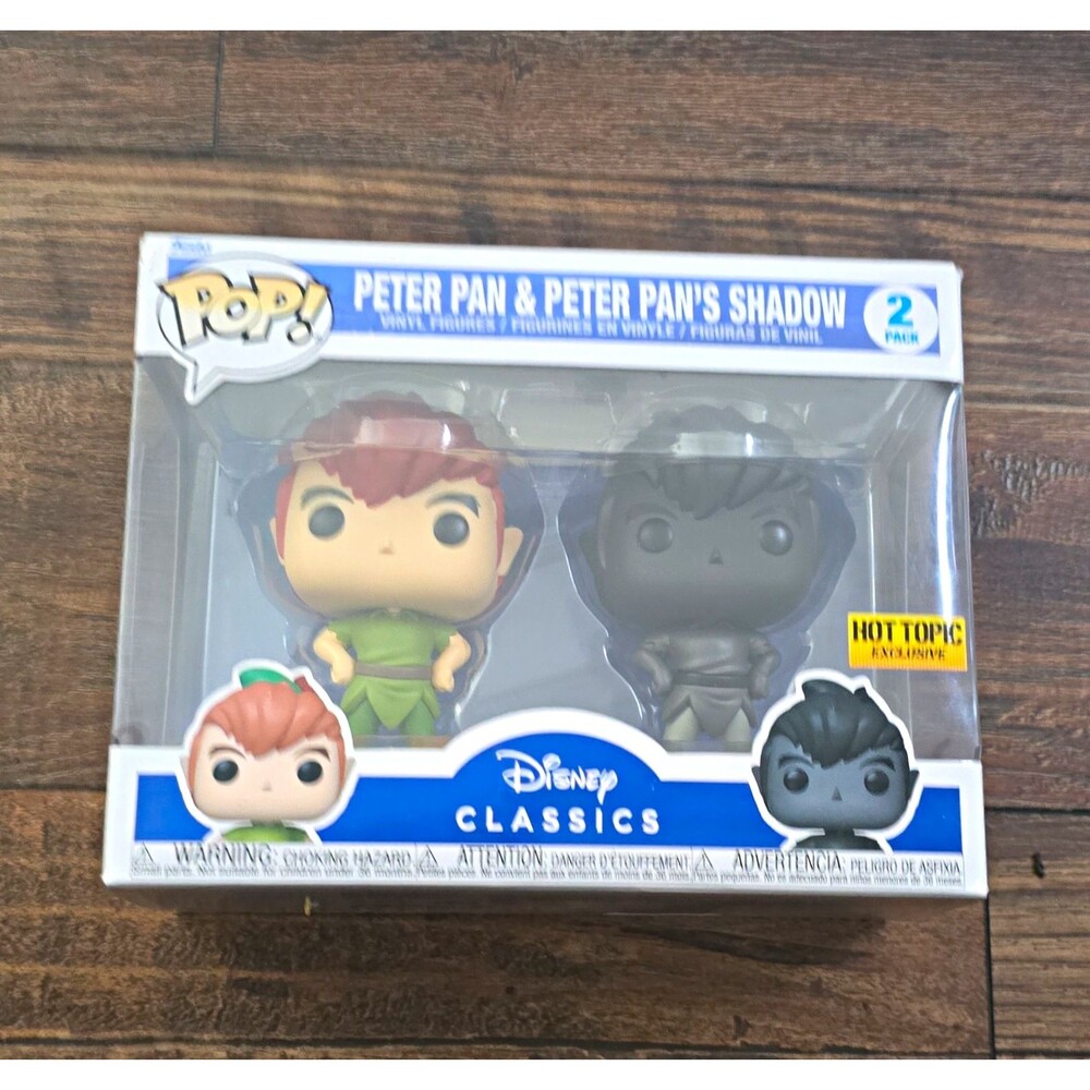 Funko Pop! Disney Classics Peter Pan & Peter Pan’s Shadow 2-Pack Hot Topic